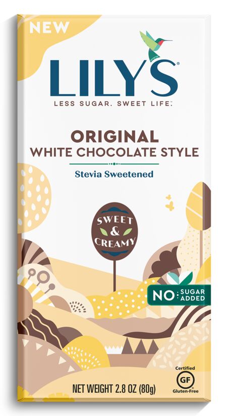 lily's white chocolate peppermint bars Lily's White Chocolate Style Bar by Lily's Sweets