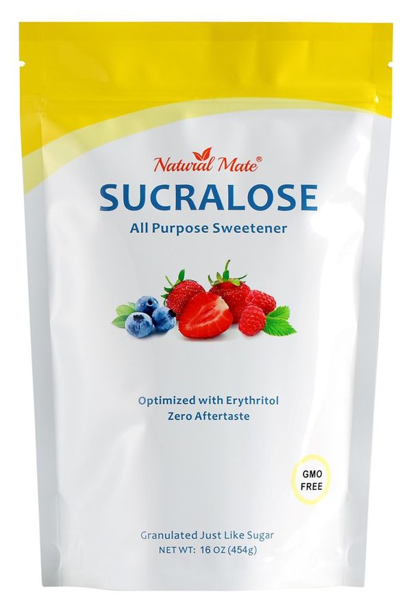 Natural Mate Sucralose with Erythritol, All Purpose Natural Sweetener 1 lb. 