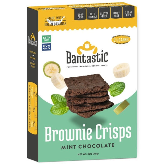 Bantastic Brownie Thin Crisps Snack by Natural Heaven - Variety Pack 
