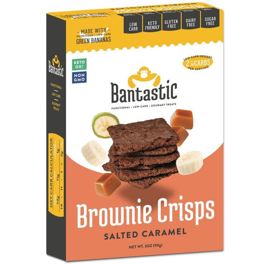 Bantastic Brownie Thin Crisps Snack by Natural Heaven - Variety Pack 