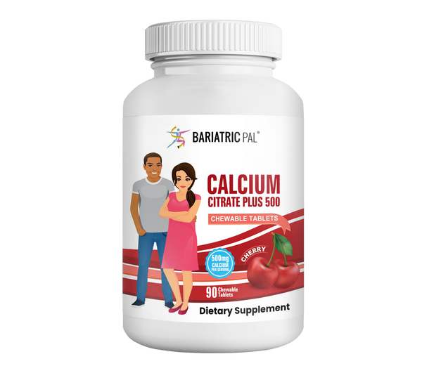 BariatricPal Calcium Citrate 500mg Chewable - Cherry (Brand New!)