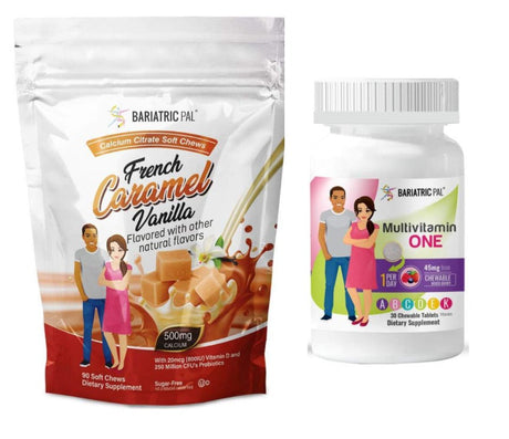 Gastric Bypass Complete Bariatric Vitamin Pack by BariatricPal - Chewables 