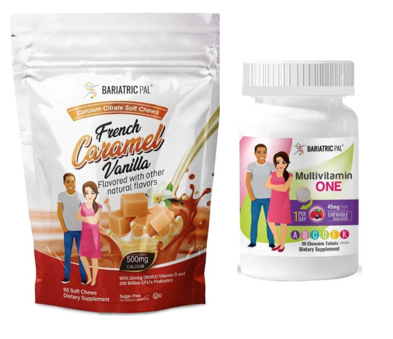 Gastric Band Complete Bariatric Vitamin Pack by BariatricPal - Chewables 