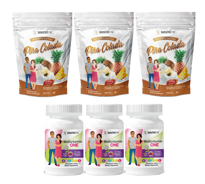 Duodenal Switch Complete Vitamin Pack by BariatricPal - Chewables 