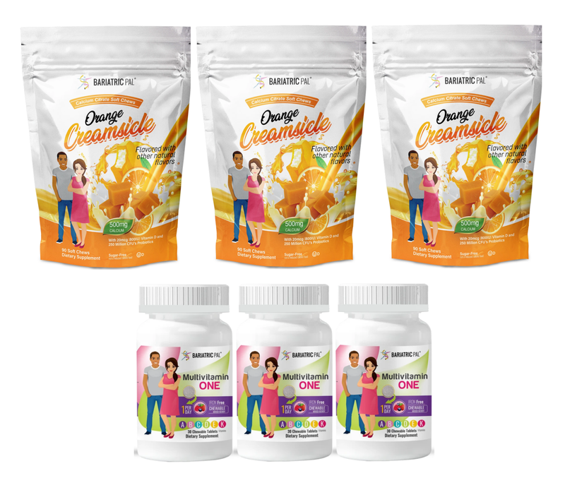 Duodenal Switch Complete Vitamin Pack by BariatricPal - Chewables 