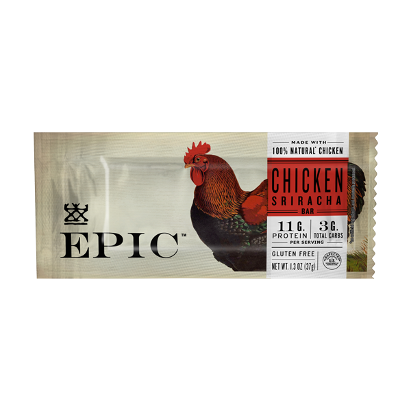 Epic Chicken Sriracha Protein Bar, 1.3 oz