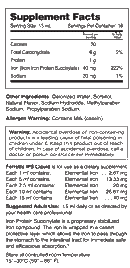 Ferretts IPS Iron (40mg) Supplement - Liquid (8oz) 
