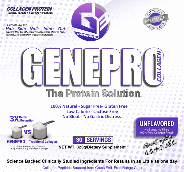 GENEPRO Collagen Protein Powder - Unflavored 