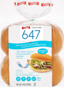 Schmidt / Old Tyme 647 Sandwich Roll (Hamburger Bun) 8 rolls