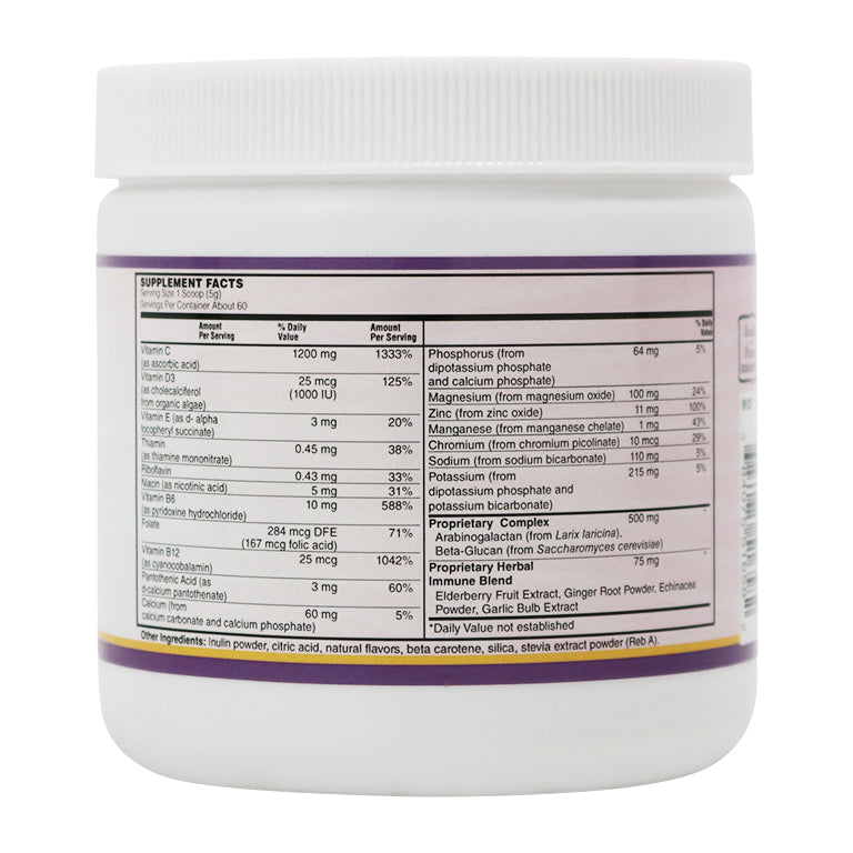 ImmunoLYTE Fizz by BariatricPal with 1200mg Vitamin C Plus D3, Zinc & Elderberry - Immune Support & Electrolyte Recovery!