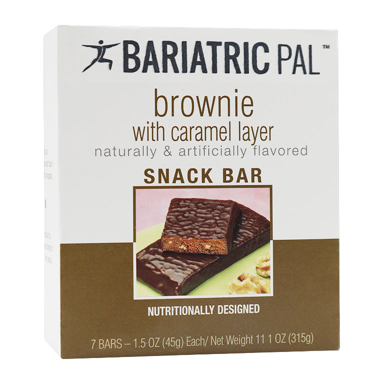 BariatricPal 10g Protein Snack Bars - Brownie with Caramel Layer 