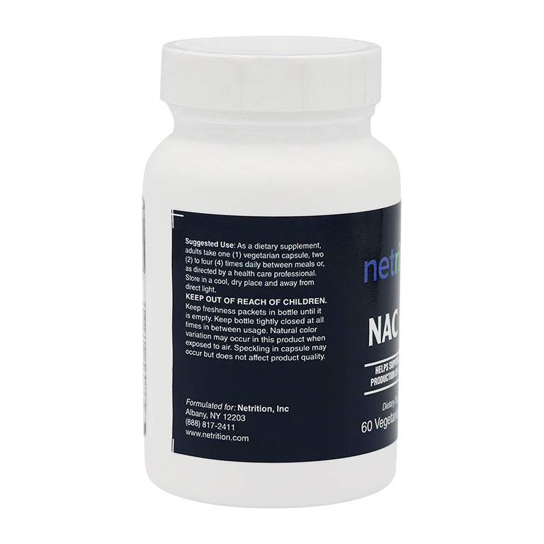 NAC - N-acetyl-L-cysteine by Netrition 