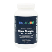Enteric Coated Super Omega-3 Softgels 120's by Netrition 