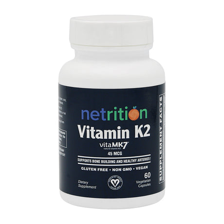 Vitamin K2 Vcaps 60's by Netrition 