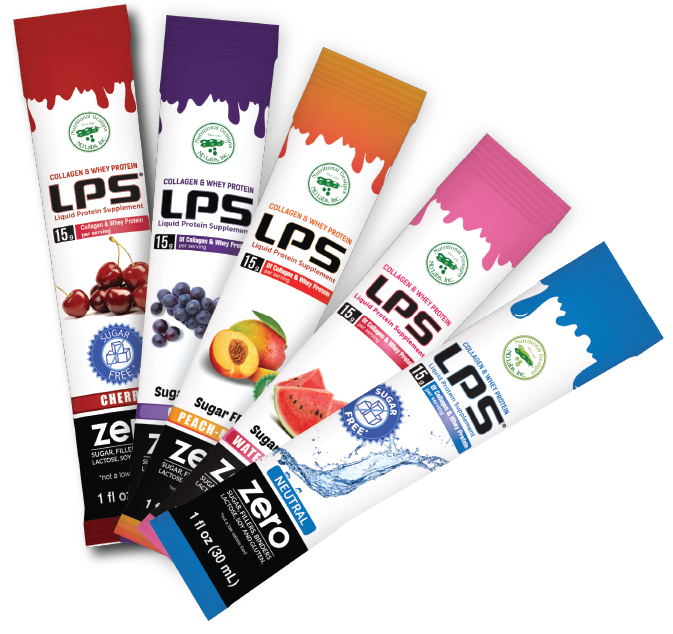 LPS Sugar Free® Collagen & Whey Liquid Protein Supplement by Nutrition
