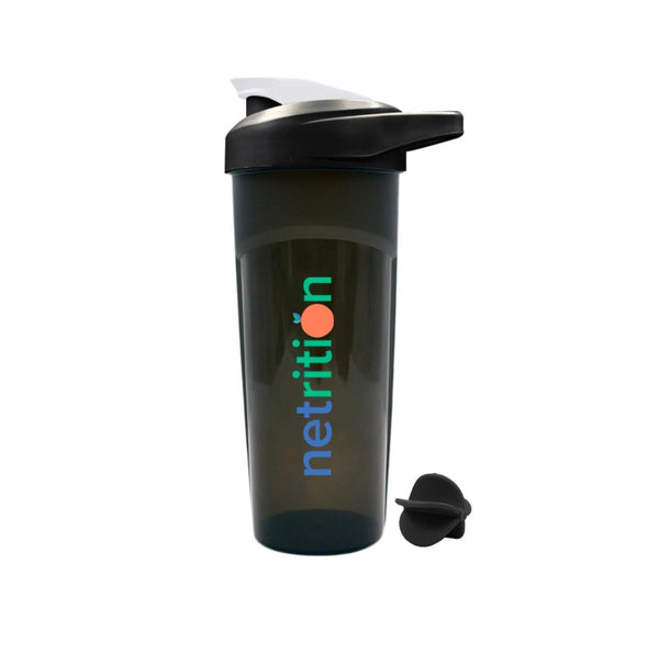 Shaker Bottle with Whisk Ball Blender by Netrition 