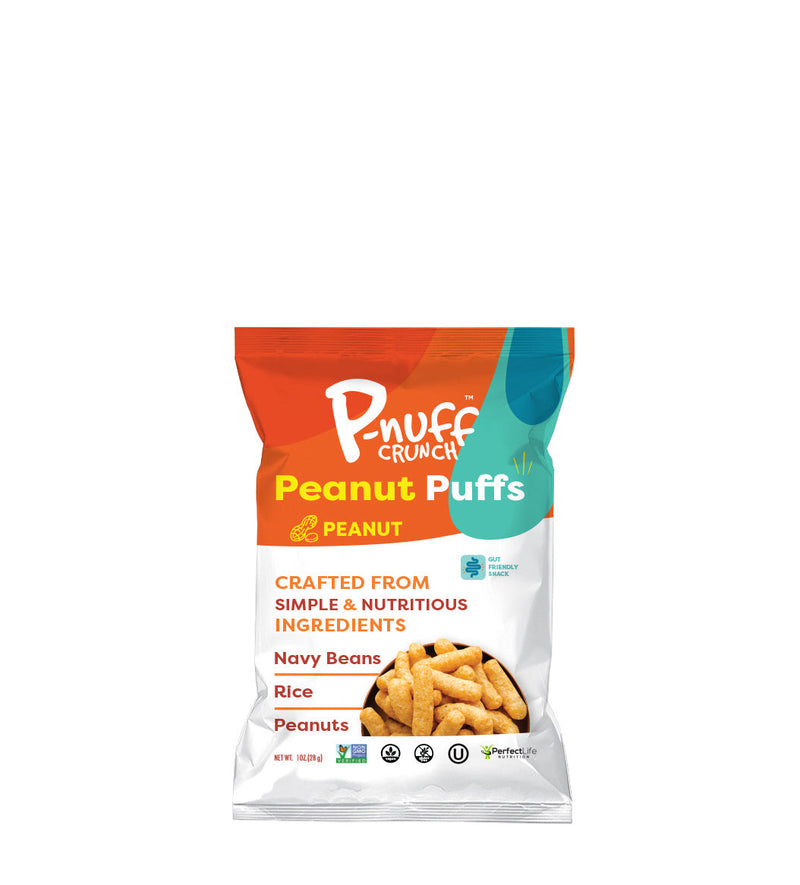 Baked Peanut Puff Snack by P-Nuff Crunch - Classic Roasted Peanut 