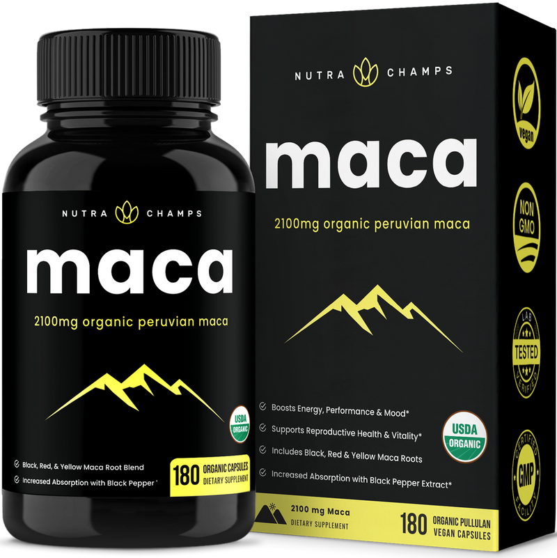 Maca Capsules by NutraChamps 