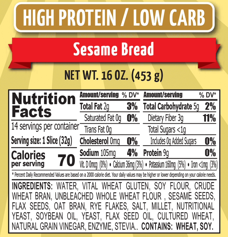 Chompies High Protein Low Carb Bread