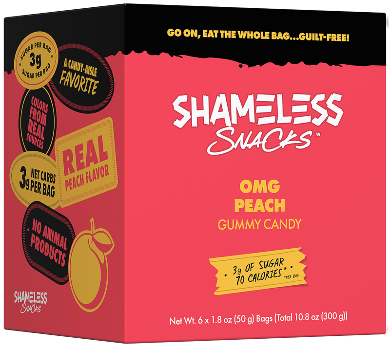 Gummy Candy by Shameless Snacks - OMG Peach 