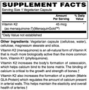 Vitamin K2 Vcaps 60's by Netrition 