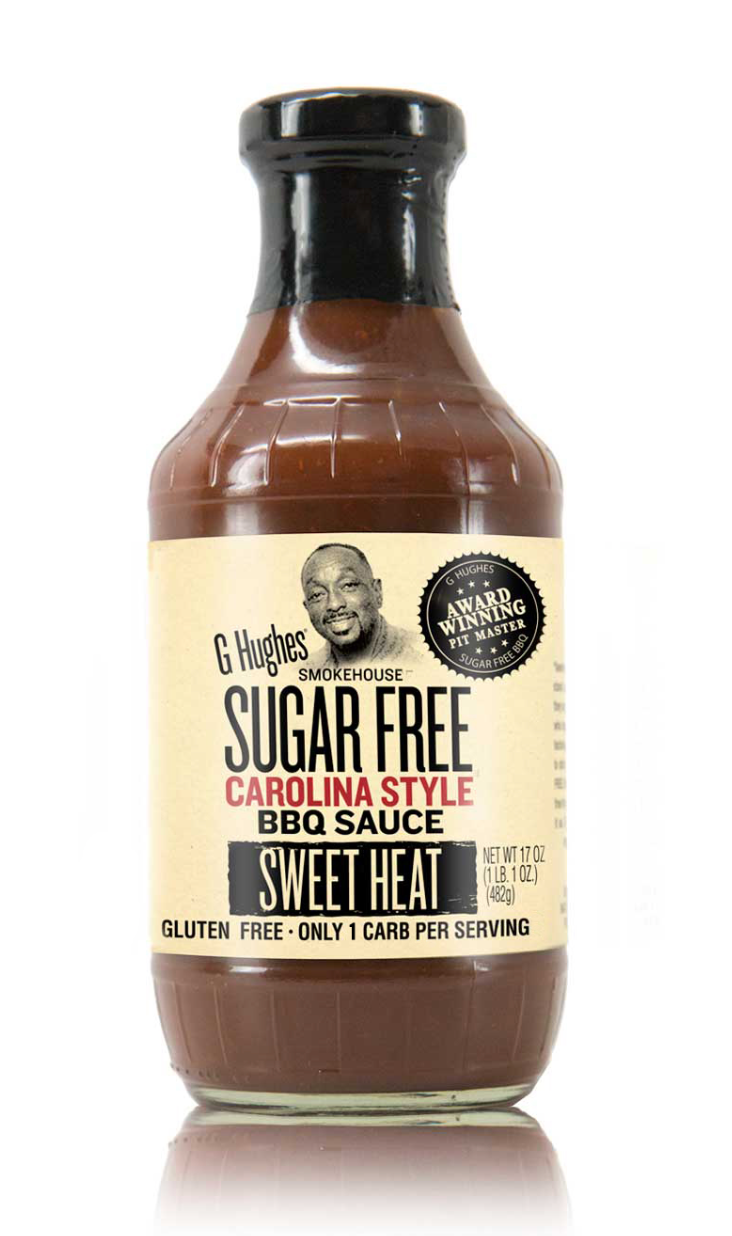 G Hughes' Smokehouse Sugar-Free BBQ Sauce - Carolina Style Sweet Heat