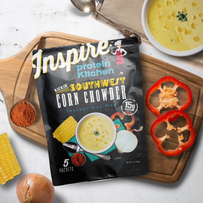 Inspire Southwest Corn Chowder - 15g Protein by Bariatric Eating