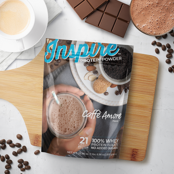 Inspire Caffe Amore Mocha Protein Powder by Bariatric Eating