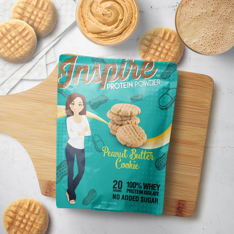 Inspire Peanut Butter Cookie Protein Powder by Bariatric Eating