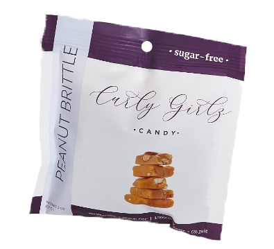 Sugar-Free Peanut Brittle by Curly Girlz Candy 