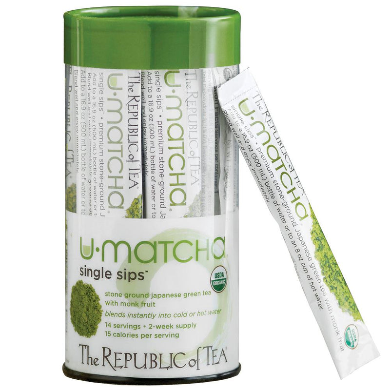 Organic U•Matcha® Single Sips® by The Republic Of Tea 