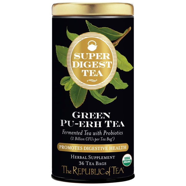 Organic Green Pu-erh SuperDigest Tea® by The Republic Of Tea - Floral Fresh 