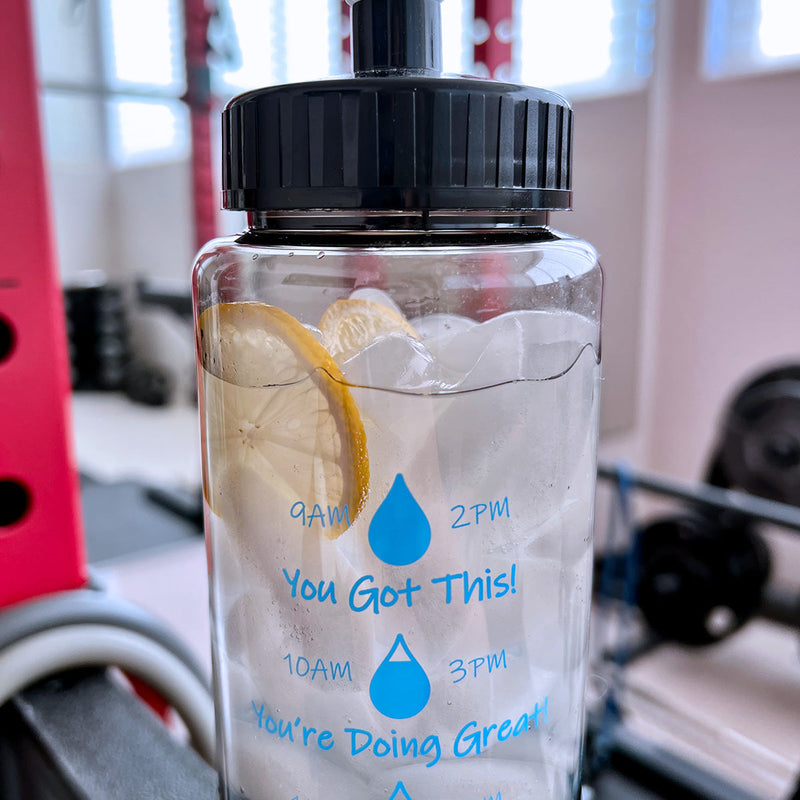 THE GUZZLER Water Bottle. YOU GOT THIS! by Bariatric Eating