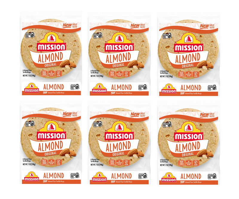 Mission Foods Almond Soft Tortillas 6 tortillas 
