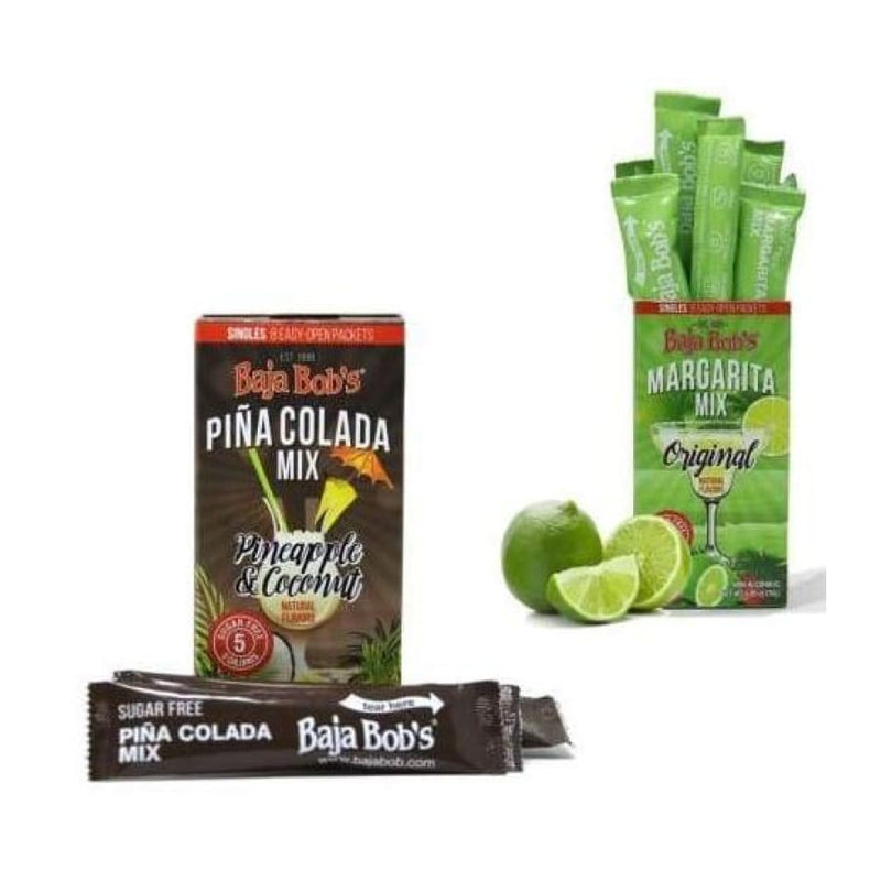 Baja Bob's Sugar-Free Cocktail Mix Singles - Variety Pack 