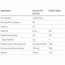 Bariatric Advantage Calcium Citrate Chewy Bites 250mg