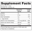 Bariatric Advantage Calcium Citrate Chewy Bites 500mg