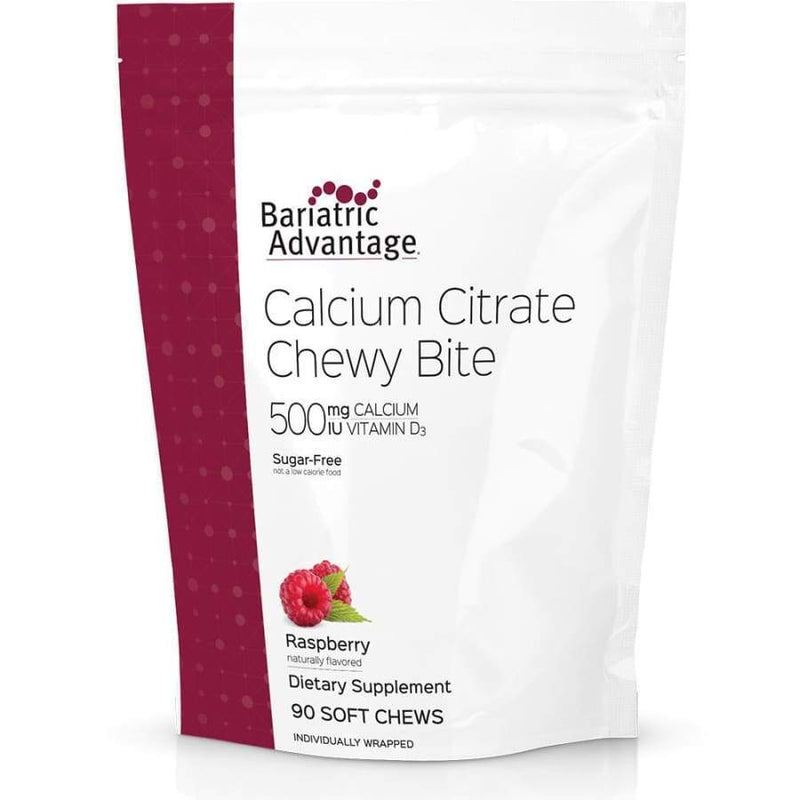 Bariatric Advantage Calcium Citrate Chewy Bites 500mg - Available in 10 Flavors! 