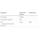 Bariatric Advantage  Non-Chewable 20mg Zinc Chelate 