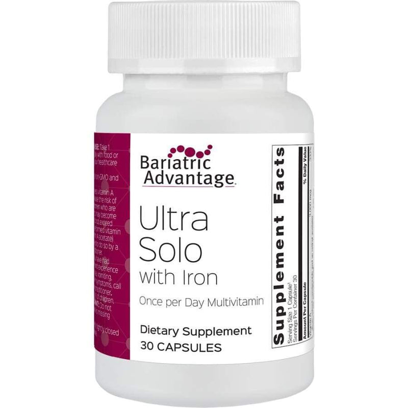 Bariatric Advantage Ultra Solo "One Per Day" Multivitamin with Iron 