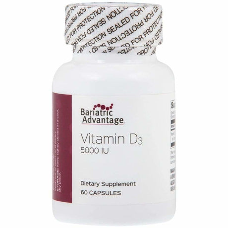 Bariatric Advantage Vitamin D3 Capsules (5,000 IU) #Size_60ct bottle