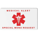 Bariatric Patient Restaurant Special Menu Request Card 2.0 