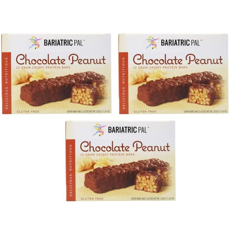 BariatricPal 15g Protein Bars - Chocolate Covered Peanut Dream Crispy Bar 