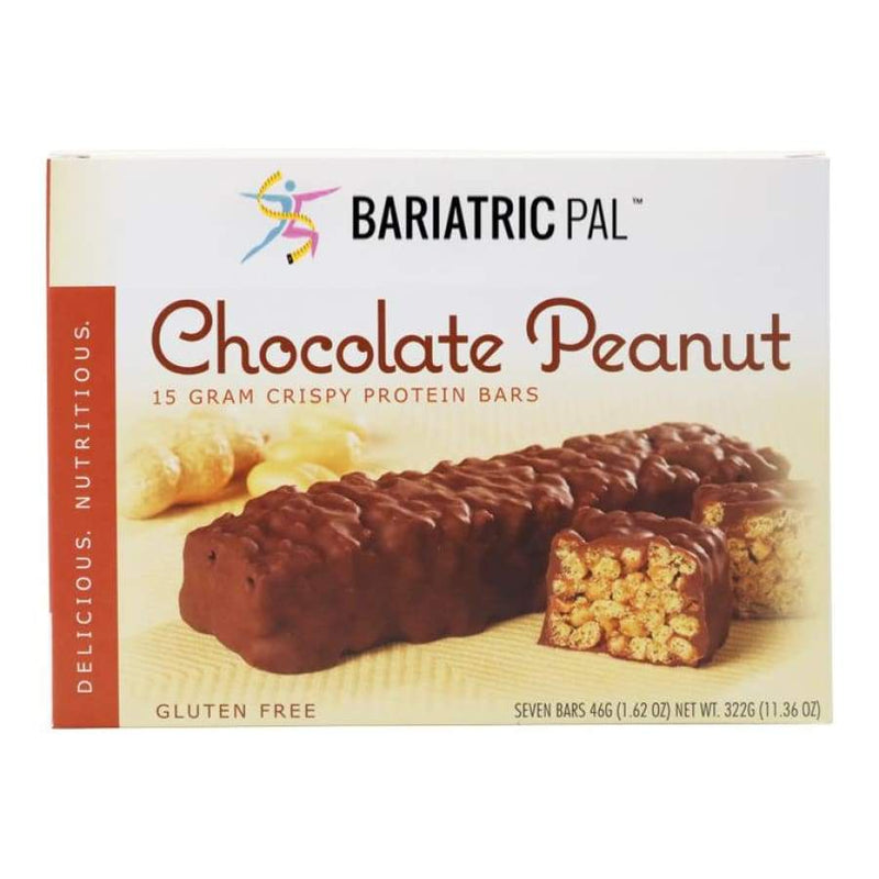 BariatricPal 15g Protein Bars - Chocolate Covered Peanut Dream Crispy Bar 