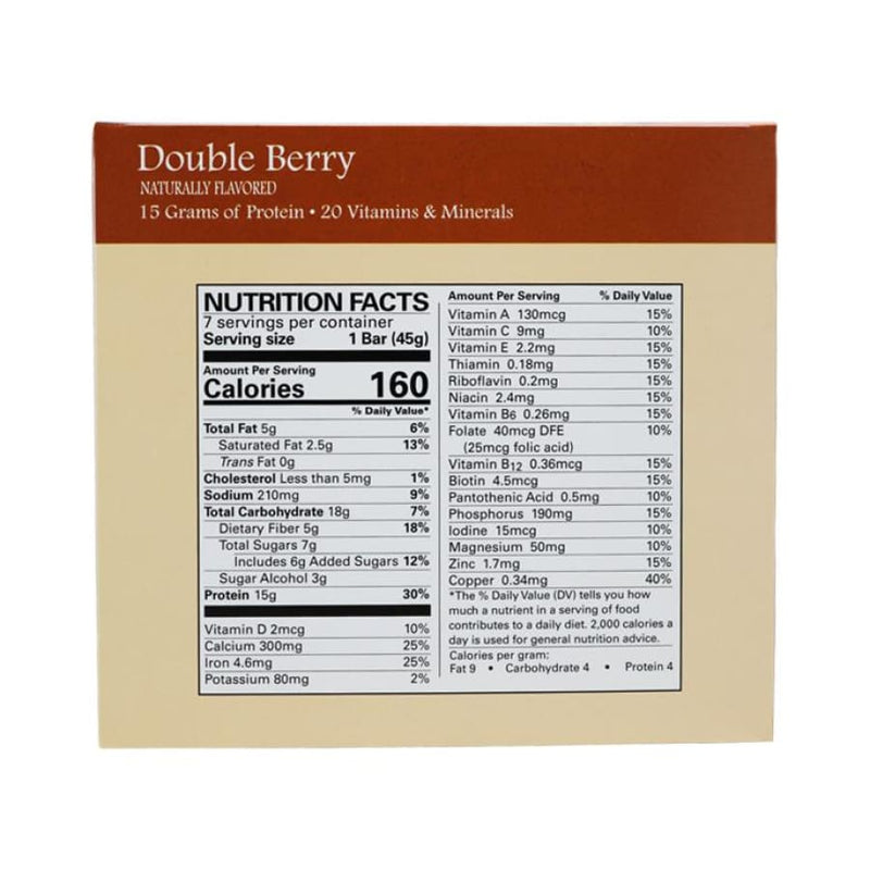 BariatricPal 15g Protein Bars - Double Berry 