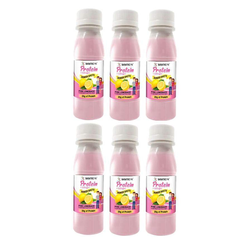 BariatricPal 25g Whey & Collagen Complete Protein Power Shots - Pink Lemonade