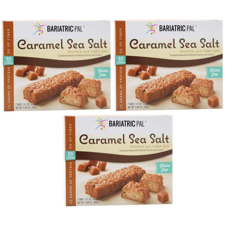BariatricPal Divine 15g Protein & Fiber Bars - Caramel Sea Salt 
