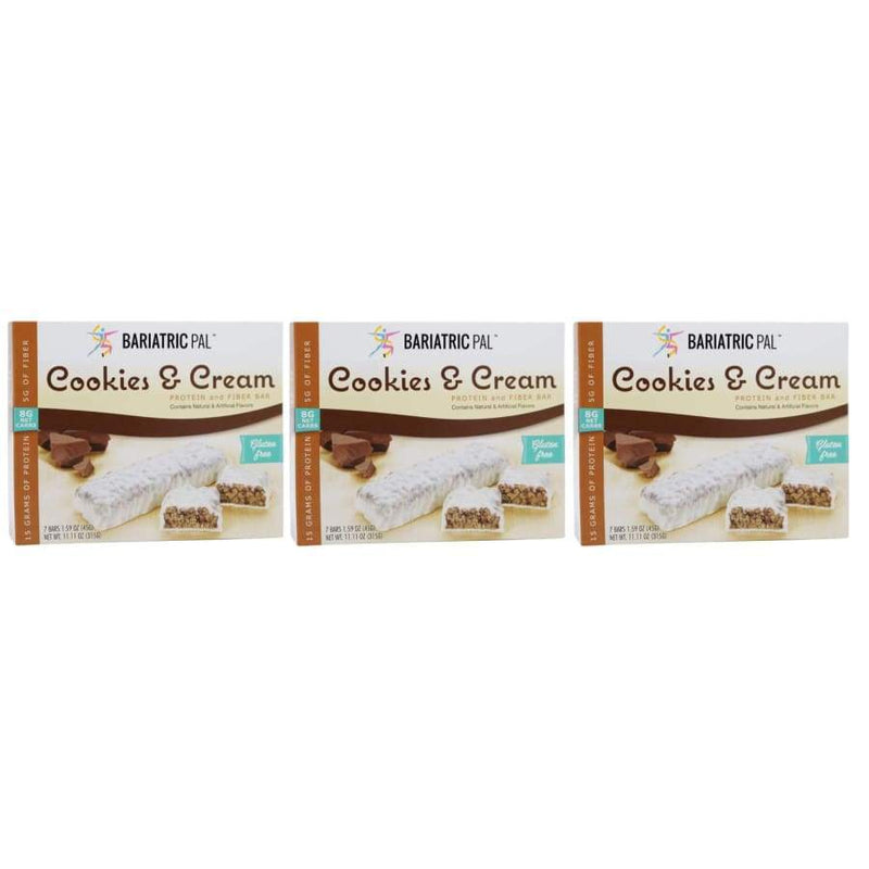 BariatricPal Divine 15g Protein & Fiber Bars - Cookies & Cream 