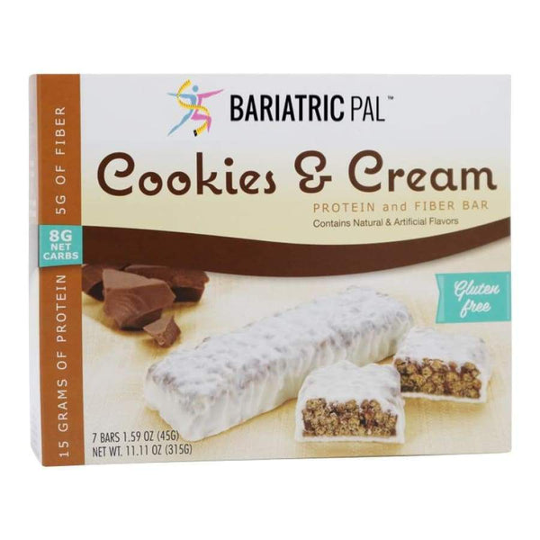 BariatricPal Divine 15g Protein & Fiber Bars - Cookies & Cream 