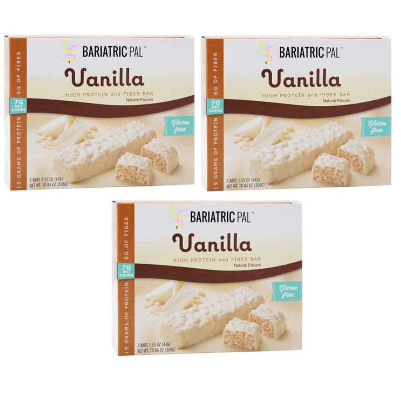 BariatricPal Divine 15g Protein & Fiber Bars - Vanilla 